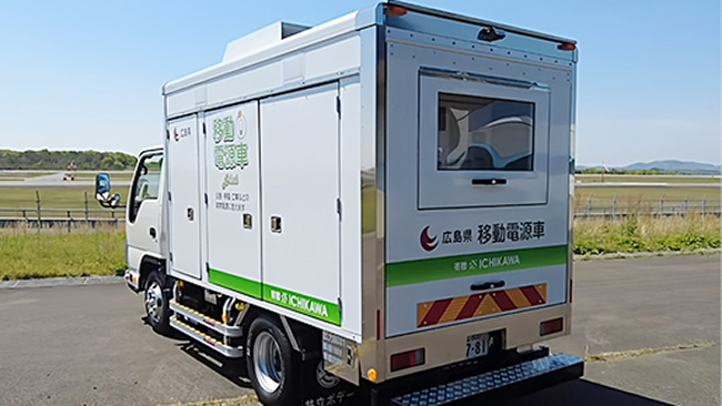 発電機車 E-dash 車輌左後方