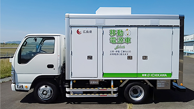 発電機車 E-dash 車輌側面