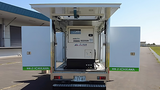 発電機車 E-dash 車輌後方